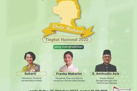 Penganugerahan Duta Bahasa Tingkat Nasional 2022