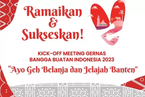 Flyer Kick-off meeting Gernas BBI 2023 di Banten