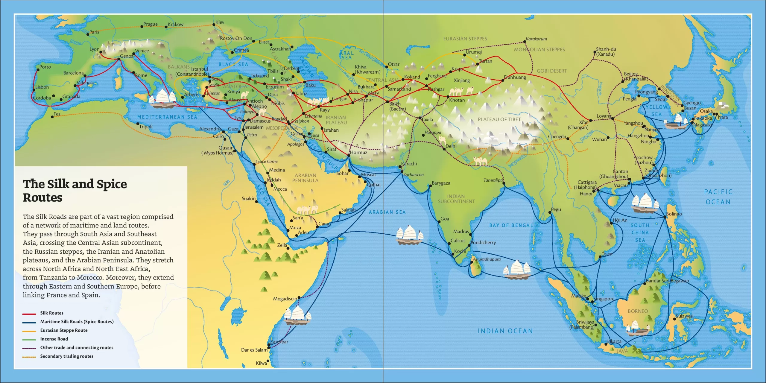 Silk Roads Map UNESCO_3